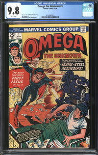 Omega The Unknown (1976) #1 CGC 9.8 NM/MT