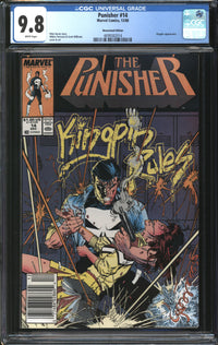 Punisher (1987) # 14 Newsstand Edition CGC 9.8 NM/MT