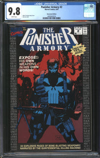 Punisher Armory (1990) #2 Newsstand Edition CGC 9.8 NM/MT