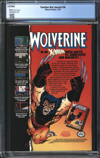 Punisher War Journal (1988) #36 CGC 9.8 NM/MT