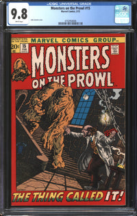 Monsters On The Prowl (1971) #15 CGC 9.8 NM/MT