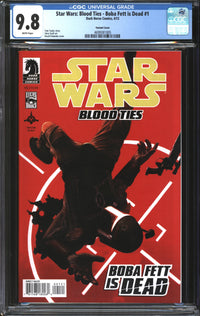 Star Wars: Blood Ties - Boba Fett Is Dead (2012) #1 Variant Cover CGC 9.8 NM/MT