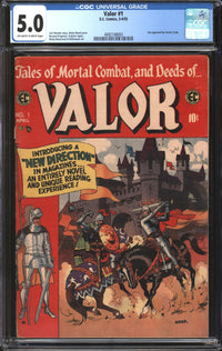 Valor (1955) #1 CGC 5.0 VG/FN