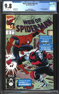 Web Of Spider-Man (1985) # 81 CGC 9.8 NM/MT