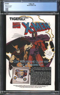 X-Men (1991) #  4 CGC 9.8 NM/MT
