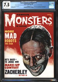 Famous Monsters Of Filmland (1958) # 15 CGC Conserved 7.5 VF-