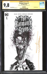 Batman's Grave (2019) #1 Sketch Edition CGC Signature Series 9.8 NM/MT Signed/Sketch Arthur Suydam