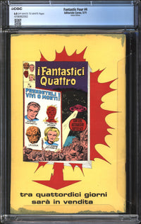 Fantastic Four (1961) #  4 Italian Edition CGC 6.0 FN