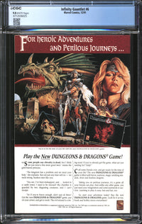 Infinity Gauntlet (1991) #6 CGC 9.8 NM/MT