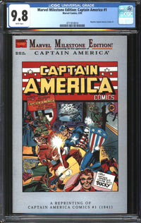 Marvel Milestone Edition: Captain America (1995) #1 CGC 9.8 NM/MT