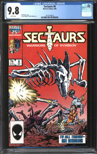 Sectaurs (1985) #8 CGC 9.8 NM/MT