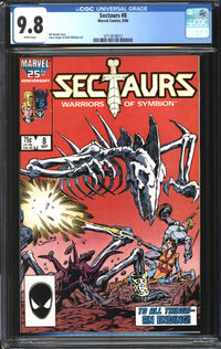 Sectaurs (1985) #8 CGC 9.8 NM/MT