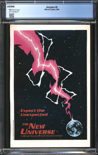 Sectaurs (1985) #8 CGC 9.8 NM/MT