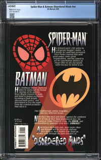 Spider-Man & Batman: Disordered Minds (1995) #1 CGC 9.8 NM/MT