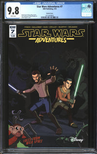 Star Wars Adventures (2017) # 7 Variant Cover CGC 9.8 NM/MT