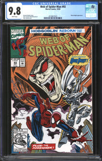 Web Of Spider-Man (1985) # 93 CGC 9.8 NM/MT