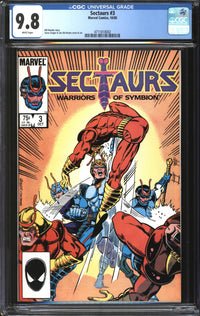 Sectaurs (1985) #3 CGC 9.8 NM/MT