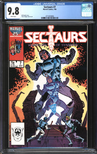 Sectaurs (1985) #7 CGC 9.8 NM/MT