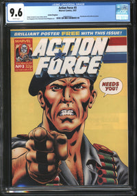 Action Force (G.I. Joe) (1987) #3 United Kingdom CGC 9.6 NM+