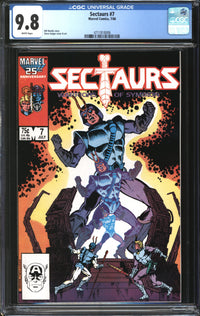 Sectaurs (1985) #7 CGC 9.8 NM/MT