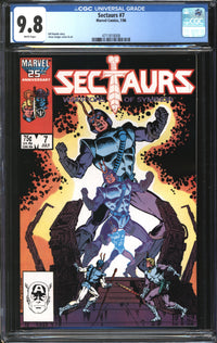 Sectaurs (1985) #7 CGC 9.8 NM/MT