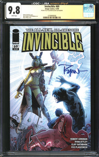 Invincible (2003) # 69 CGC x JSA Signature Series 9.8 NM/MT Signed Ryan Ottley