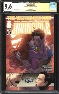 Invincible (2003) # 78 CGC x JSA Signature Series 9.6 NM+ Signed Ryan Ottley