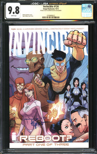 Invincible (2003) #124 CGC x JSA Signature Series 9.8 NM/MT Signed Ryan Ottley