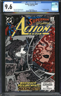 Action Comics (1938) #645 CGC 9.6 NM+
