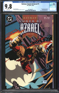 Batman: Sword Of Azrael (1992) #1 CGC 9.8 NM/MT