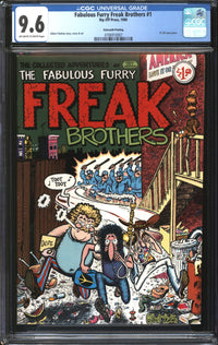 Fabulous Furry Freak Brothers (1971) # 1 Sixteenth Printing CGC 9.6 NM+