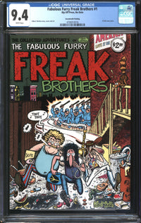 Fabulous Furry Freak Brothers (1971) # 1 Seventeenth Printing CGC 9.4 NM