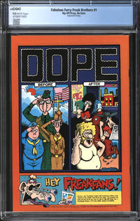 Fabulous Furry Freak Brothers (1971) # 1 Eighteenth Printing CGC 9.8 NM/MT