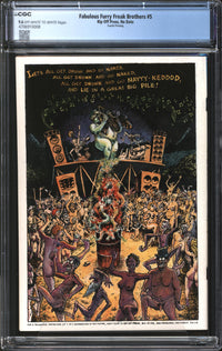 Fabulous Furry Freak Brothers (1971) # 5 Fourth Printing CGC 9.6 NM+