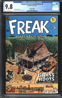 Fabulous Furry Freak Brothers (1971) # 5 Seventh Printing CGC 9.8 NM/MT