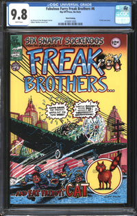 Fabulous Furry Freak Brothers (1971) # 6 Third Printing CGC 9.8 NM/MT