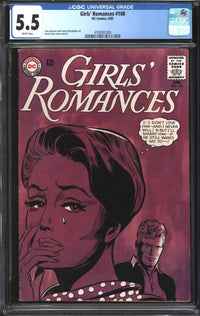 Girls' Romances (1950) #108 CGC 5.5 FN-