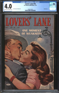 Lovers' Lane (1949) #18 CGC 4.0 VG