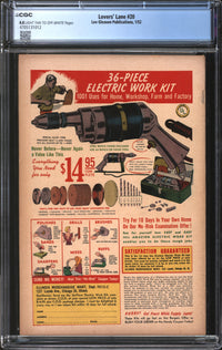 Lovers' Lane (1949) #20 CGC 4.0 VG