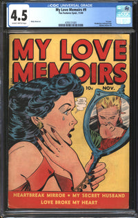 My Love Memoirs (1949) #9 CGC 4.5 VG+