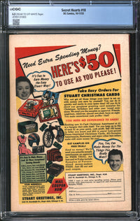 Secret Hearts (1949) #18 CGC 6.5 FN+
