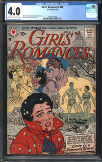 Girls' Romances (1950) # 49 CGC 4.0 VG