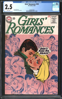 Girls' Romances (1950) #105 CGC 2.5 GD+