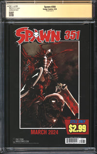 Spawn (1992) #350 Retailer "Thank You" Variant Cover G CGC x JSA Signature Series 9.8 NM/MT Signed Todd McFarlane