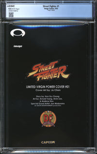 Street Fighter (2003) #1 Dynamic Forces Virgin Edition CGC 9.8 NM/MT