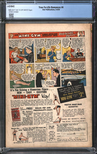 True-To-Life Romances (1949) #4 CGC 6.5 FN+