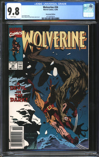 Wolverine (1988) # 34 Newsstand Edition CGC 9.8 NM/MT