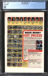 Star Wars (1977) #10 CGC 9.4 NM