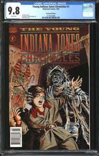 Young Indiana Jones Chronicles (1992) #1 Newsstand Edition CGC 9.8 NM/MT