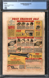 Youthful Romances (1950) #6 CGC 3.5 VG-